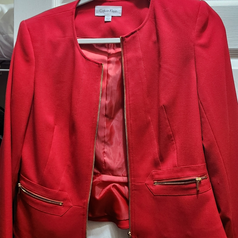 Calvin kline pant suit 2 piece